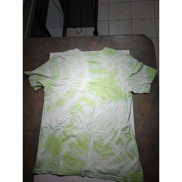 Born Dead DOA Conflict Calvin Klein Tshirt Lime Wht Short Sleeve Tee Punkcore Lg - Picture 5 of 5